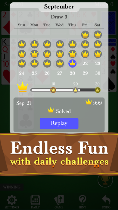 Solitaire Klondike Deluxe Screenshot