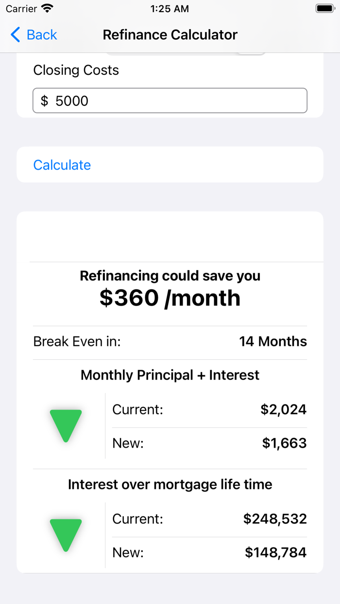 Mortgage Calculators App