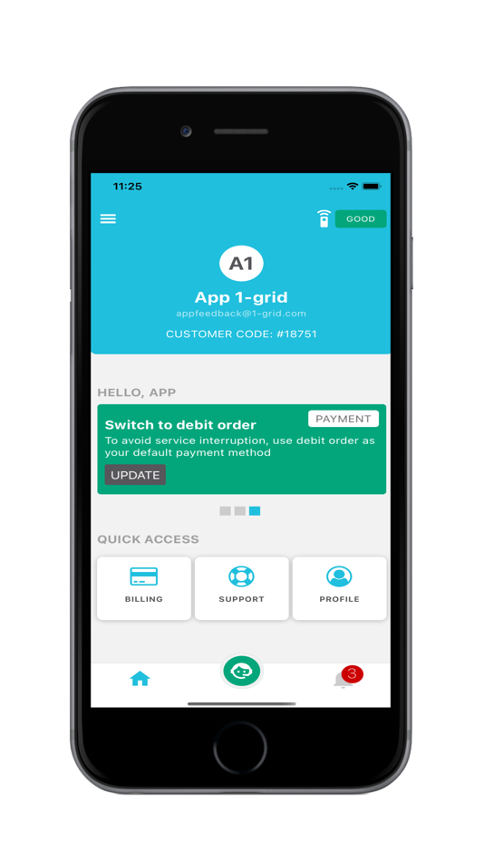 #1. 1-grid.com (iOS) 由: 1-grid web hosting