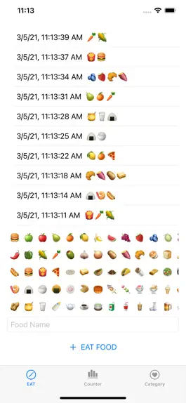 Game screenshot icon recording diet note mod apk