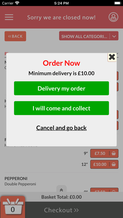 NORWICH PIZZA & KEBAB Screenshot