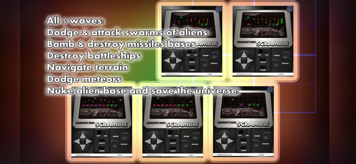 Astro Command- Scramble Retro