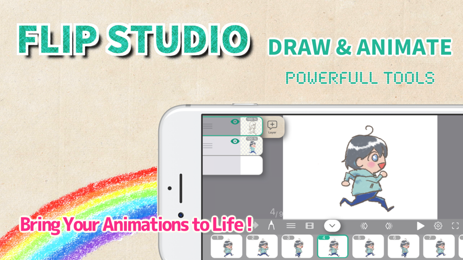 #1. FlipStudio: Draw & Animate App (iOS) 由: MONOPOLEAPPS K.K.