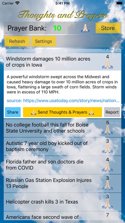 Thoughts and Prayers Network