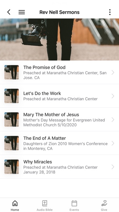 Daughters of Zion Ministries Screenshot