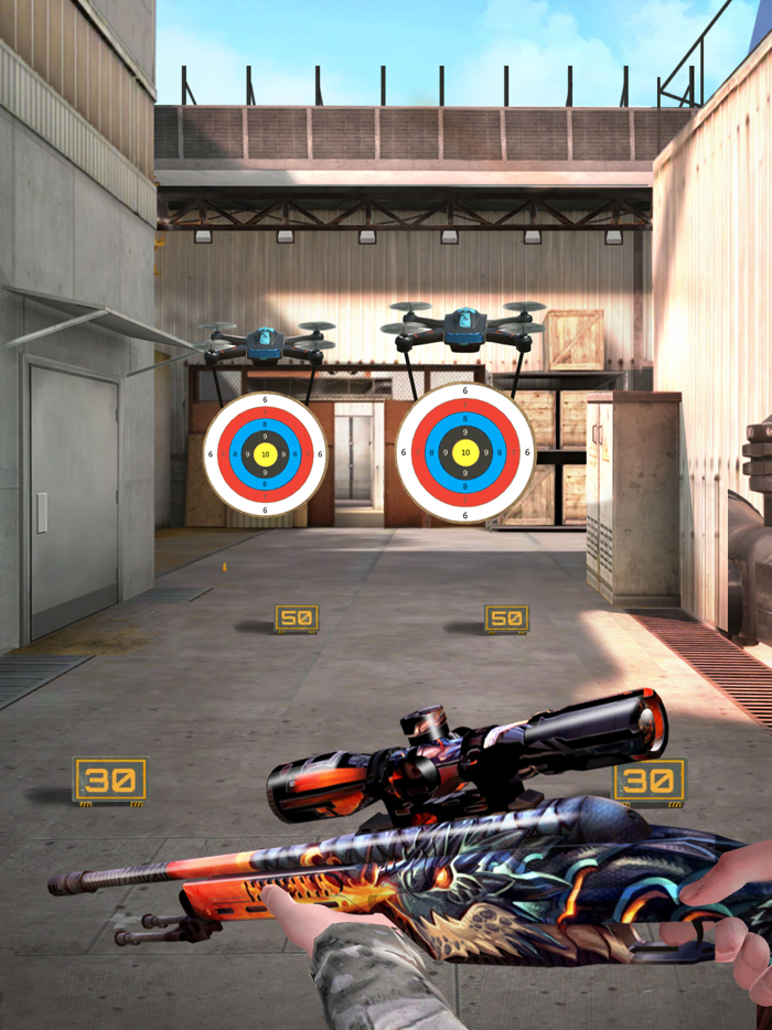 Gun Sniper Shooting Fire