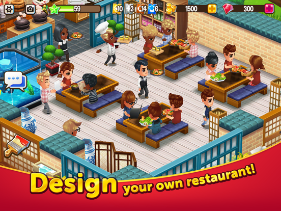 Food Street – Restaurant Game iPad app afbeelding 1