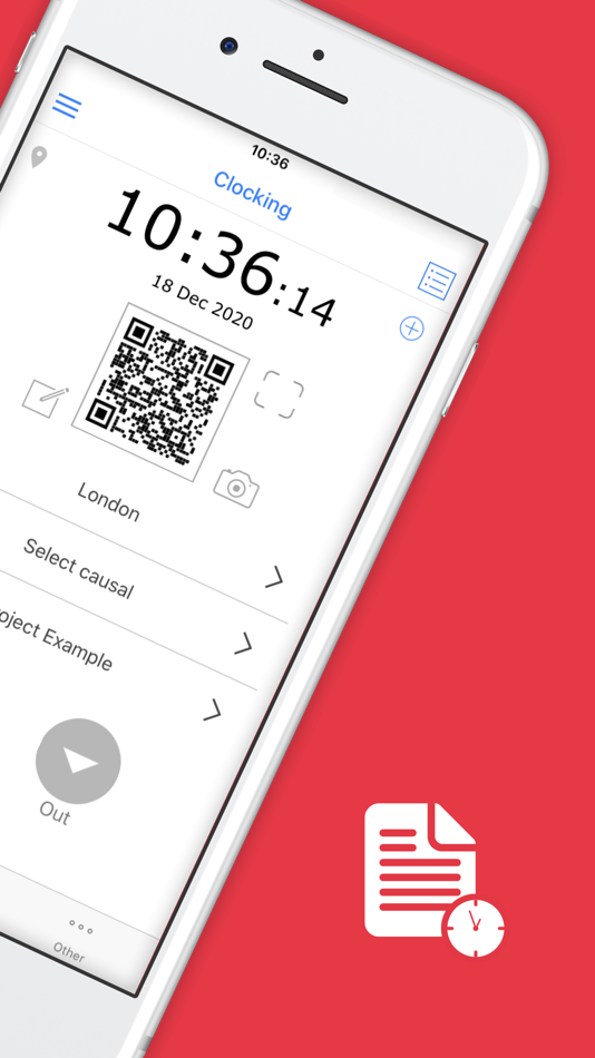 #2. eWork Clocking Time Task Track (iOS) Podle: SoftAgile srl