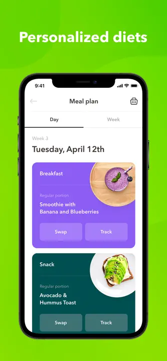 Diet & Meal Planner by GetFit: Screenshot 5 von 8