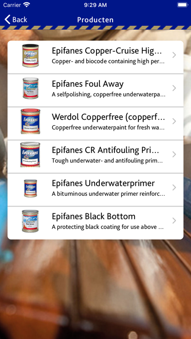 Epifanes boatpaint aid Screenshot