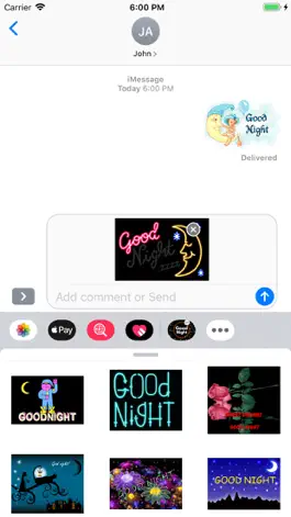 Game screenshot Good Night GIF apk