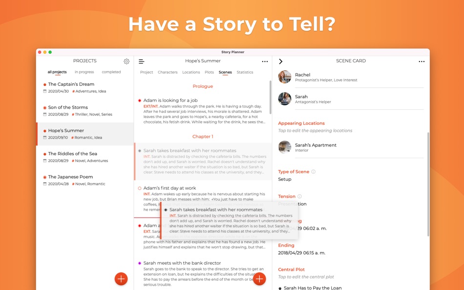 Story Planner for Writers - 5.9 - (macOS)