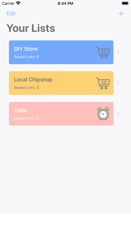 #6. Your Lists (iOS) Podle: Andrew Thorpe