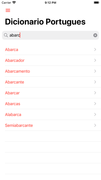 Dicionário Português Offline Screenshot