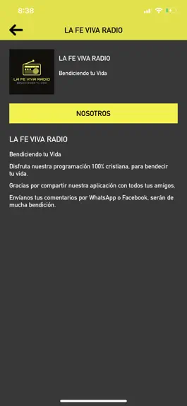 Game screenshot La Fe Viva Radio apk