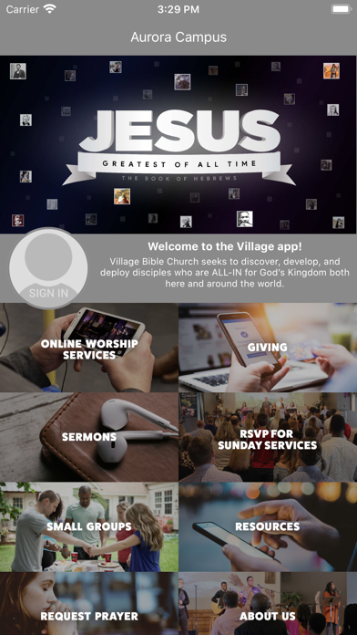 Village Bible Church Screenshot