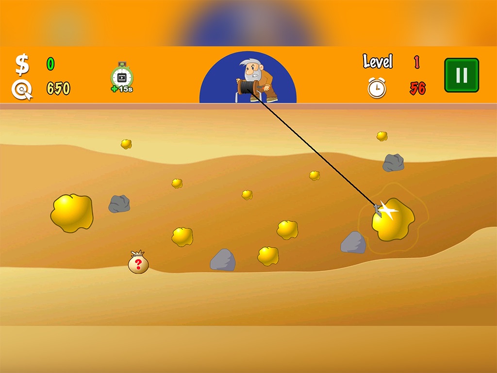 Gold Miner Classic Senspark screenshot 2