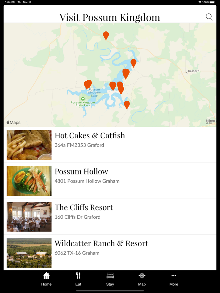Visit Possum Kingdom