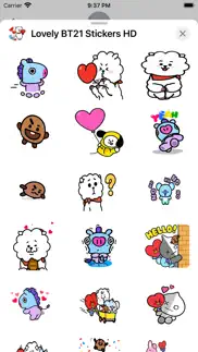 How to cancel & delete lovely bt21 stickers hd 2