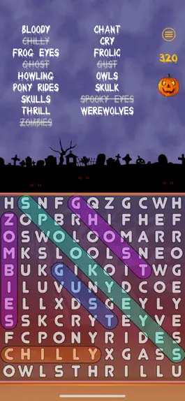 Game screenshot WordSearch Halloween apk