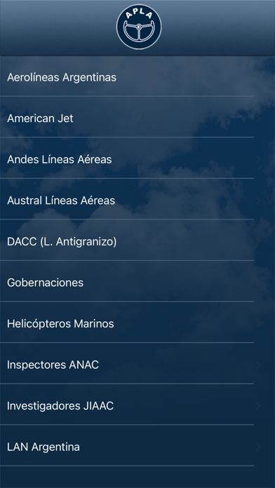 APLA Pilotos Screenshot