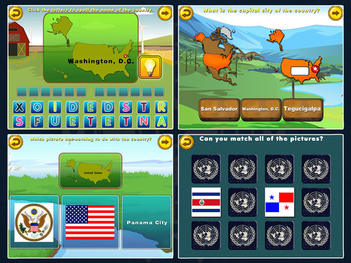 60 World Countries and Capitals