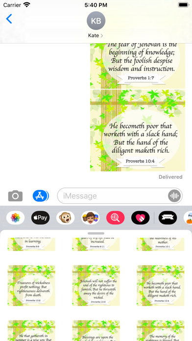 Proverbs Stickers Screenshot