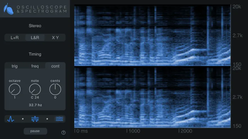 Oscilloscope & Spectrogram screenshot 2 of 5