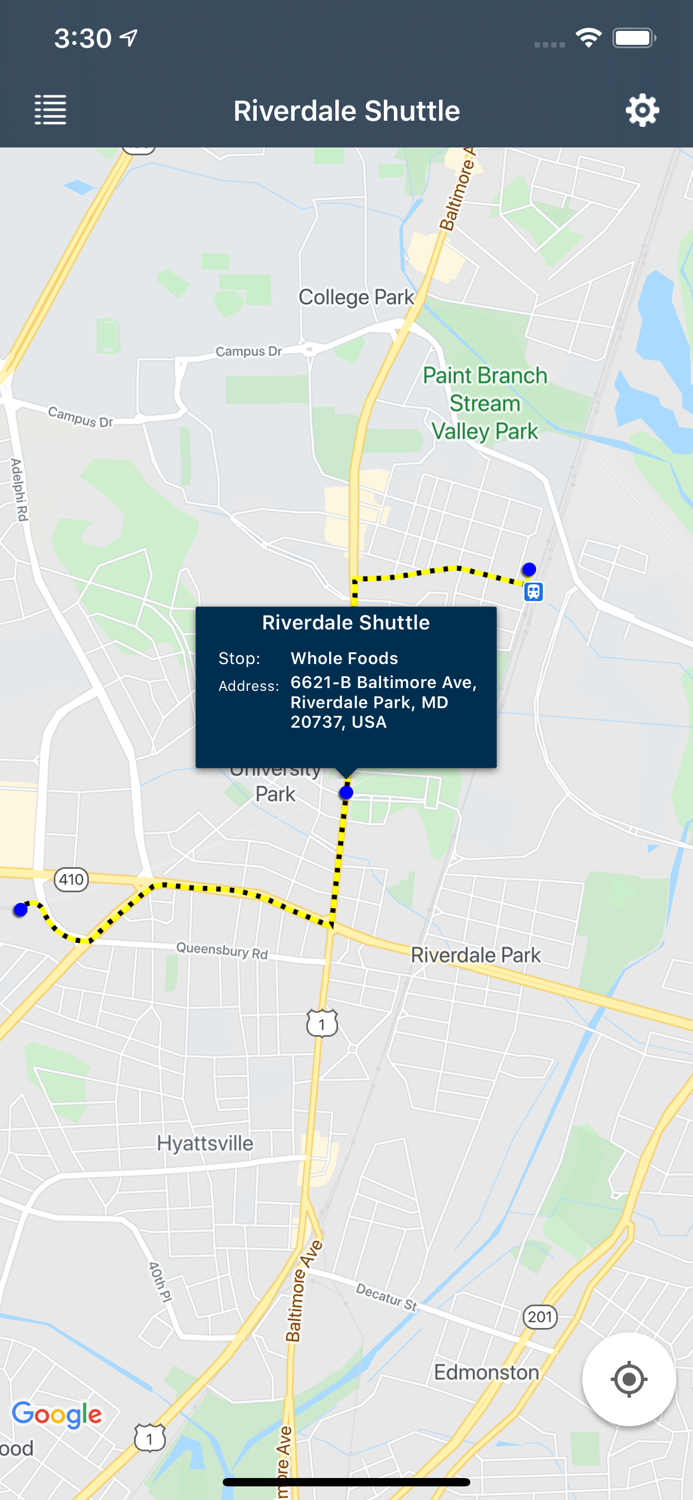 Riverdale Shuttle