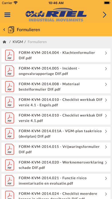 M.J. van Riel Screenshot
