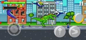 Jurassic Dinosaur City Rampage screenshot #2 for iPhone