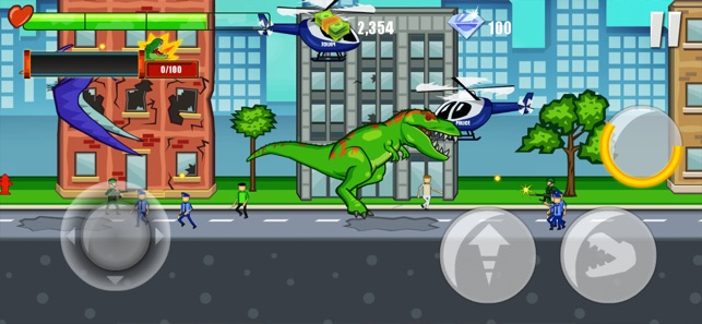 jogo dos dinossauros destruindo a cidade, jurassic the city rampage,  desenho animado dos dinossauros 