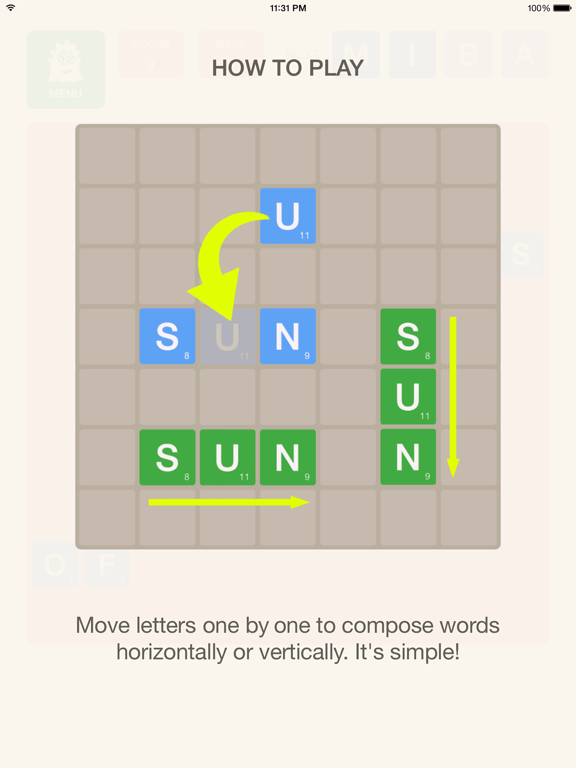 Screenshot #1 for Word Monster Puzzle