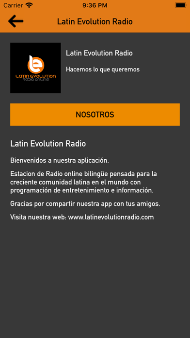 Screenshot #2 pour Latin Evolution Radio
