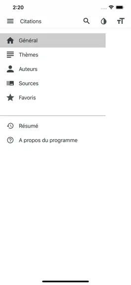 Game screenshot Citations et aphorismes (fr) apk
