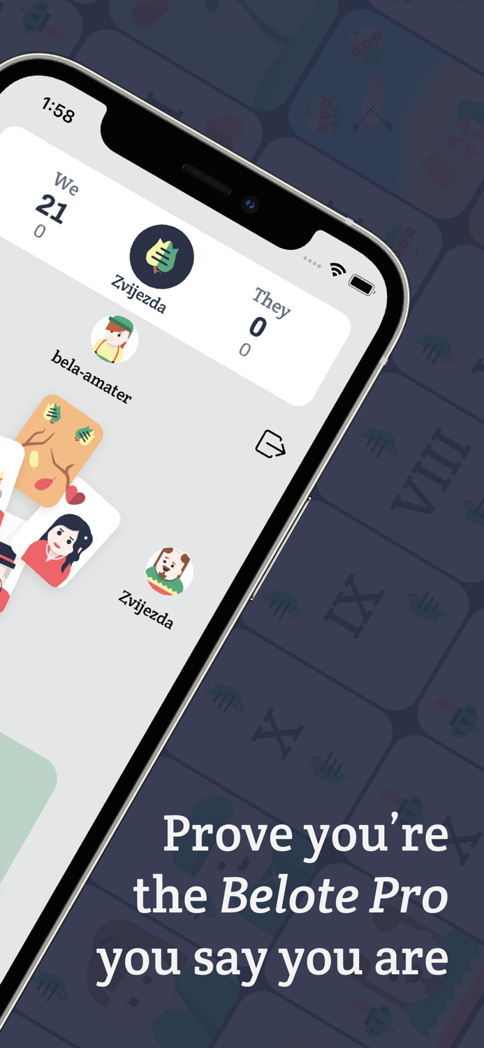 Bela Online - Belote and Friends