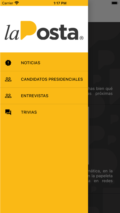 La Posta Screenshot