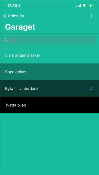 ColorList Screenshot