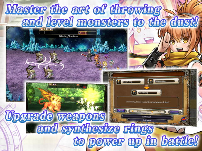 Screenshot ng RPG Asdivine Saga