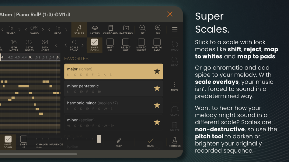 #3. Atom | Piano Roll 2 (iOS) 由: Victor Porof