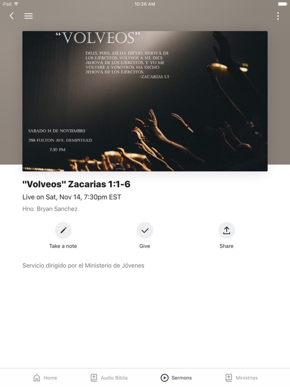 Roca Eterna UPCI iPad screenshot 3 - Education app