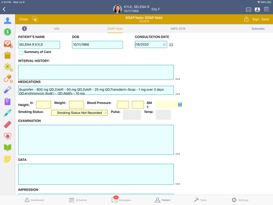AdvancedMD Mobile iPad screenshot 8 - Medical app