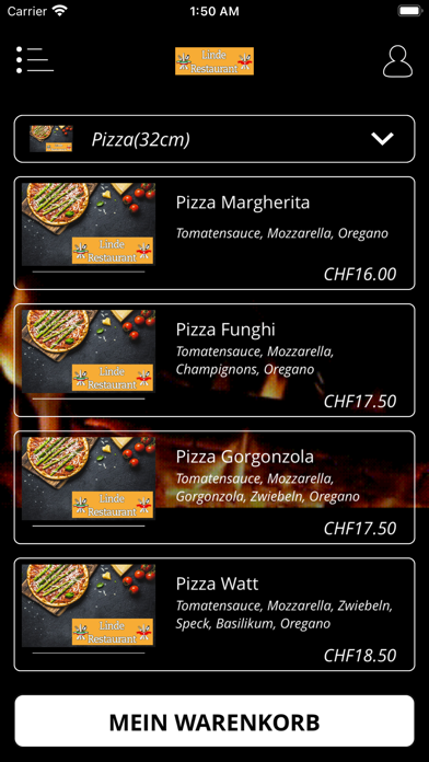 Restaurant Linde Screenshot