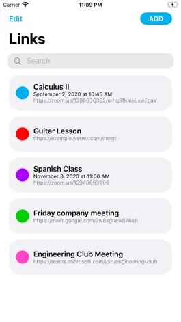 Game screenshot Clink – Meeting Link Manager mod apk