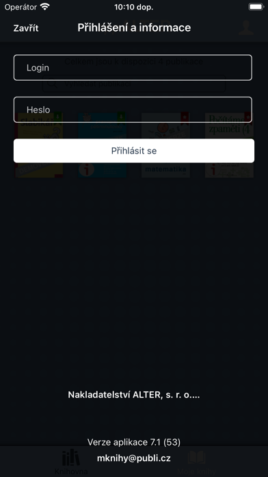 appALTER/Nakladatelství ALTER Screenshot