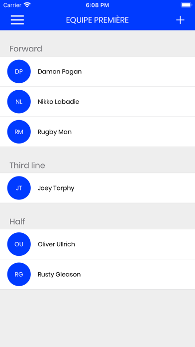 My Coach Rugby Screenshot