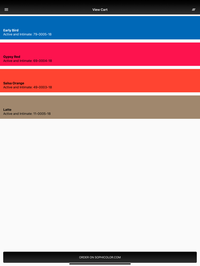 Sophicolor Collections