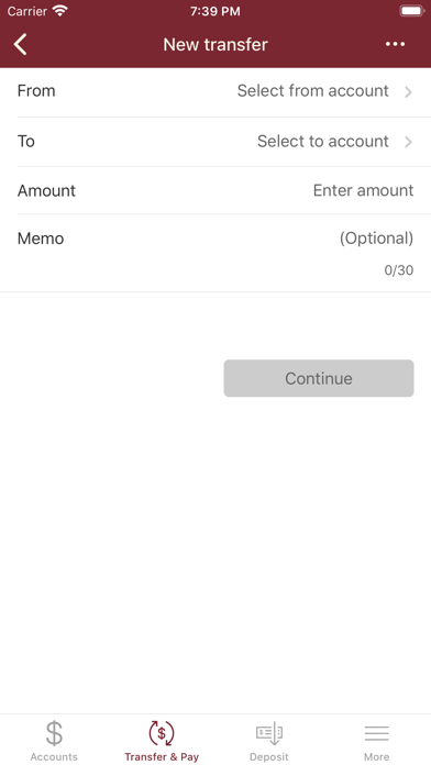 Success Bank Screenshot