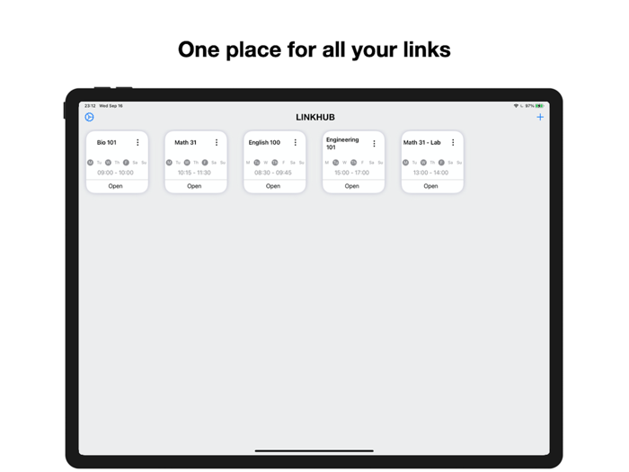LinkHub - Meeting Manager