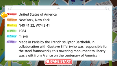 WorldHeritage Study Screenshot